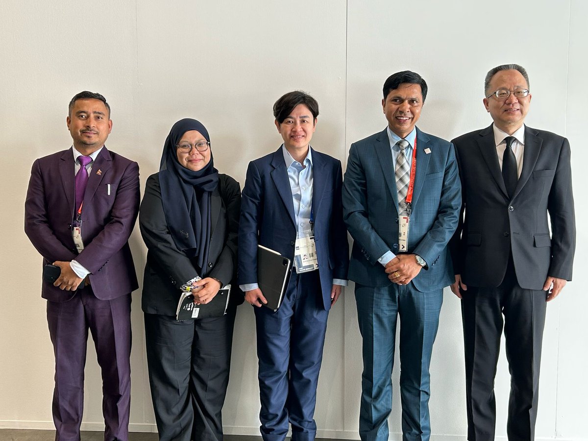 Had a fruitful meeting with VP Yingming Yang, Asian Development Bank during annual meeting of the ADB in Milan, Italy. Discussed about the existing and upcoming engagement of ADB in Nepal’s development initiatives.
