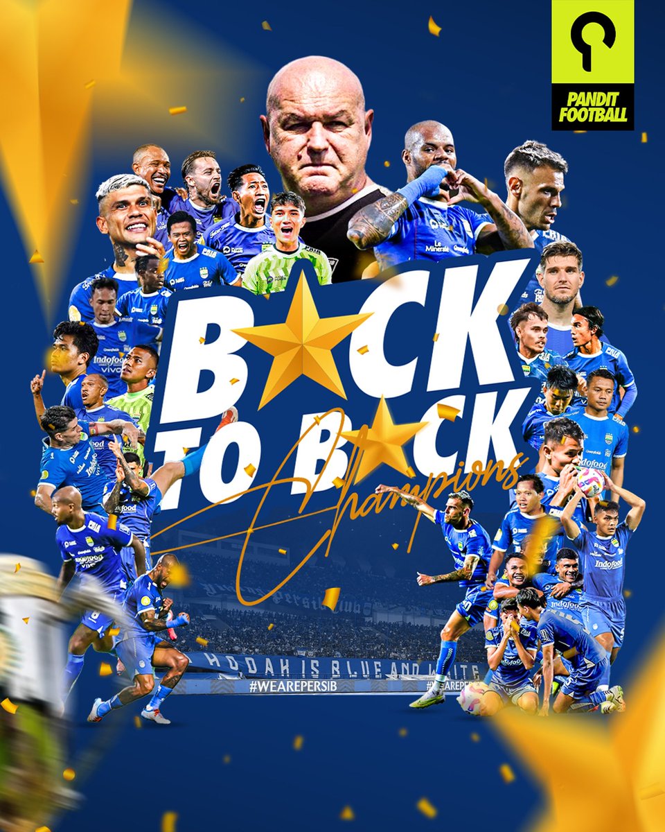 Persib Bandung juara Liga 1 2024/25 🏆

Gelar juara liga masih menetap di Bandung untuk dua musim beruntun! 🔵