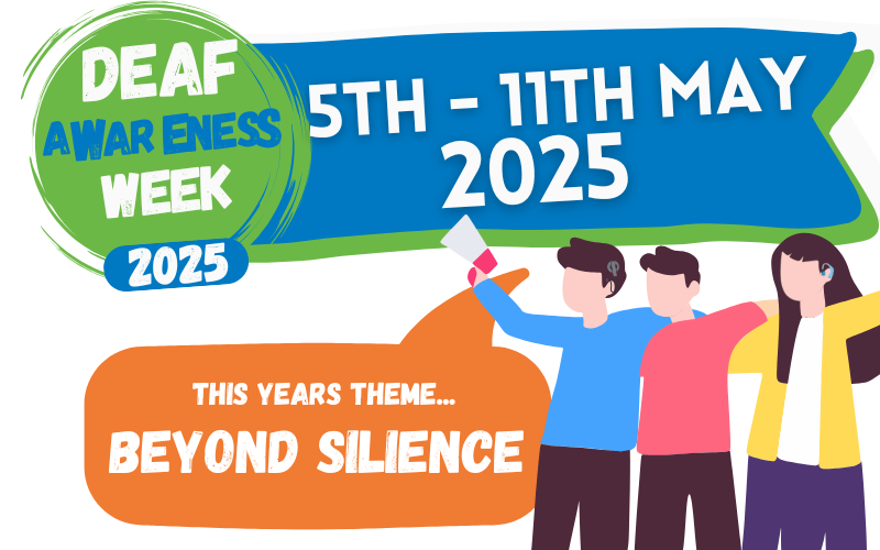 🎉It is Deaf Awareness Week!

🌟This year's theme is 'Beyond Silence' and encourages greater understanding of the diverse ways in which Deaf and hard-of-hearing people communicate. 

👉For deaf awareness tips, visit <a href="/DeafAction/">Deaf Action</a> : deafaction.org/info-and-advic…