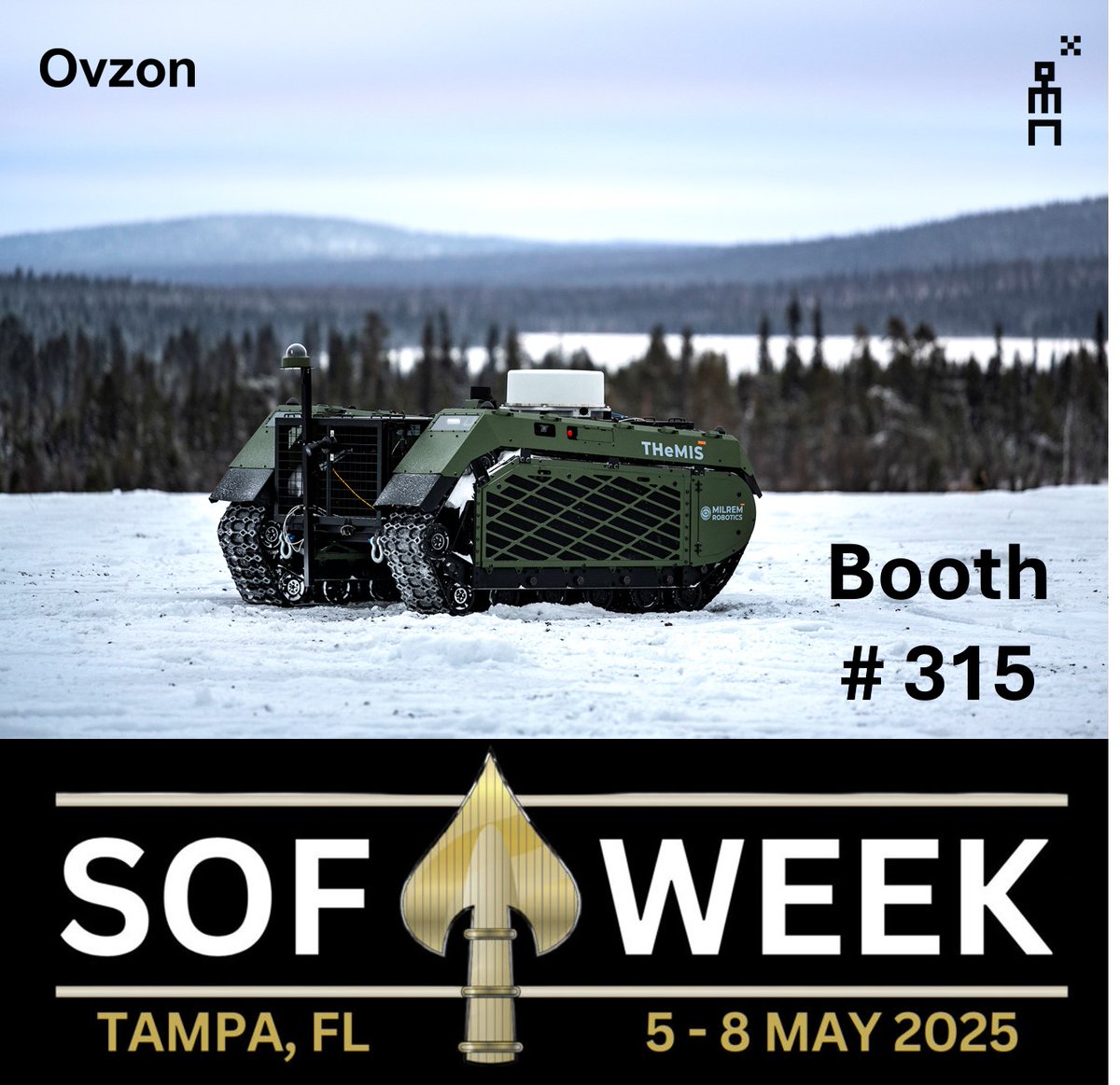 Today is day 1 at #SOFWEEK!
Pass by booth #315  and discover our latest application cases, demonstrating Ovzon’s performance, mobility and resiliency.
