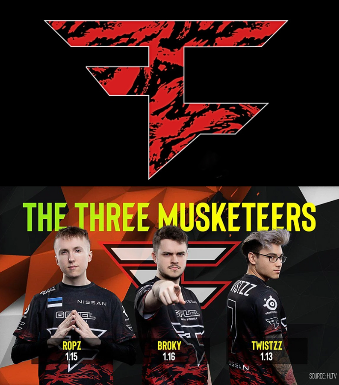 Ozzny_CS2's tweet image. The Three Musketeers all officially left FaZe ‼️

2048 days and many trophies later, the "last survivor" broky is leaving too 😔