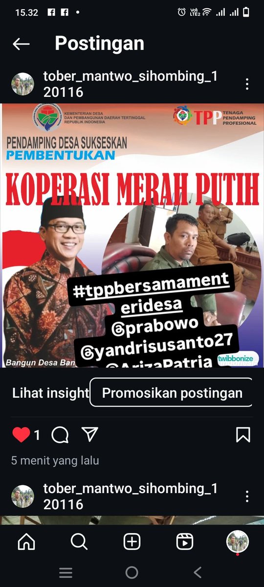 sardiHTM's tweet photo. #TPPBersamaMenteriDesa
Pendataan Penelaksanaan Musdes Khusus pembentukan koperasi merah putih
@prabowo 
@YandriSusanto27 
@ArizaPatria 
@taufikmadjid71 
@kemendespdt 
@bpsdmkemendesa https://t.co/T2Ti6Kjt3C