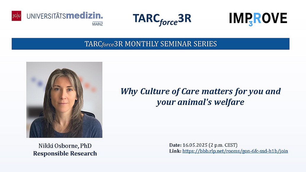 aRukon (@arukon_es) on Twitter photo 💬 Why Culture of Care matters — Free seminar by 3R Netzwerk NRW! @
🗓️ May 16, 2025 | 🕚 12 PM CET
Speaker: Dr. Nikki Osborne (<a href="/Training4RR/">Responsible Research</a>)
Learn how a strong Culture of Care improves welfare & science 🔬🐾
🔗 3r-netzwerk.nrw/en/events/tarc…
#3Rs #AnimalWelfare #AnimalResearch 💬 Why Culture of Care matters — Free seminar by 3R Netzwerk NRW! @
🗓️ May 16, 2025 | 🕚 12 PM CET
Speaker: Dr. Nikki Osborne (<a href="/Training4RR/">Responsible Research</a>)
Learn how a strong Culture of Care improves welfare & science 🔬🐾
🔗 3r-netzwerk.nrw/en/events/tarc…
#3Rs #AnimalWelfare #AnimalResearch