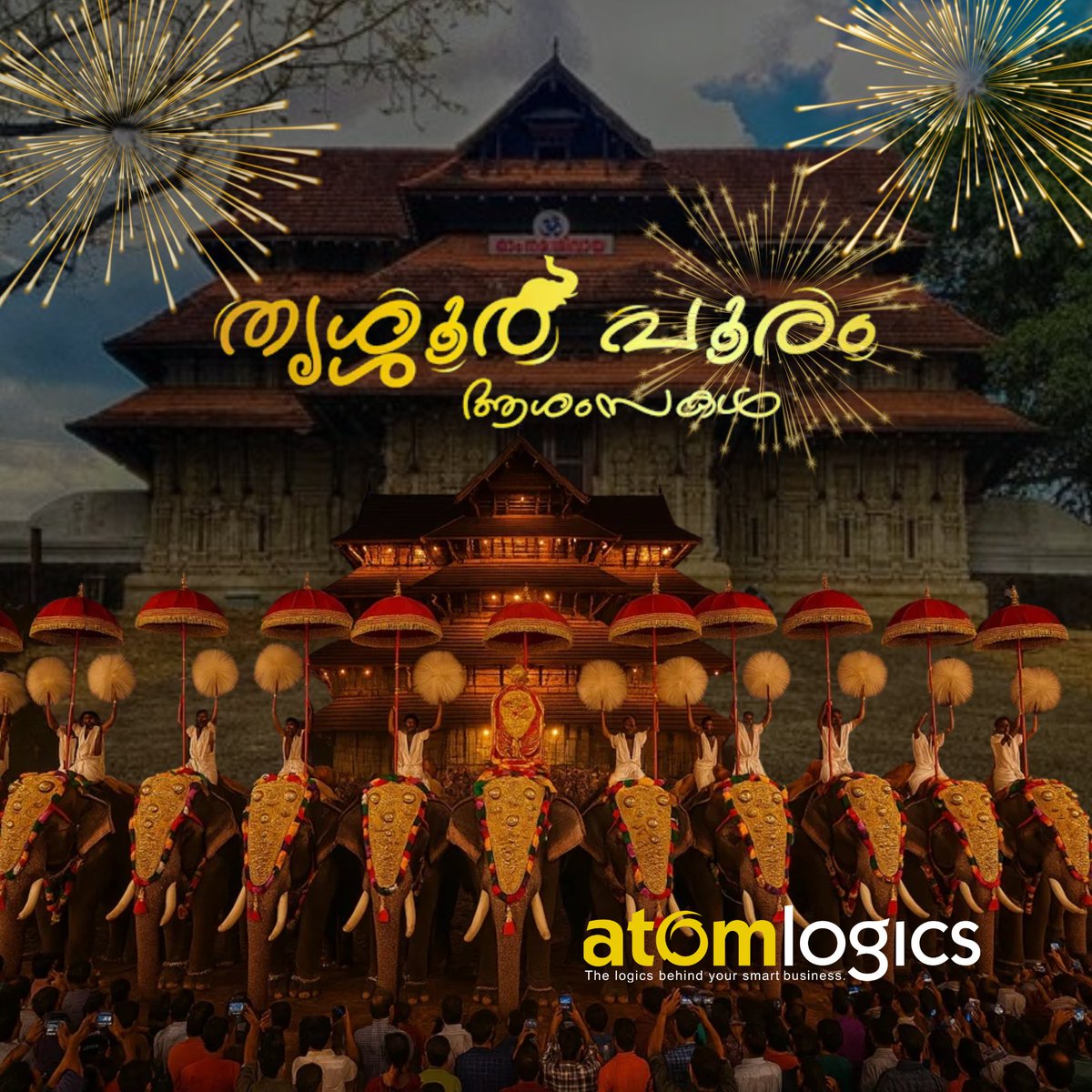 atom_logics's tweet photo. Where tradition meets thunder – Thrissur Pooram, the festival that roars with culture, colors, and celebration! #thrissurpooram #thrissurkaran #thrissurinsta #thrissurvibes #thrissurgram https://t.co/OSKvlrNCZN