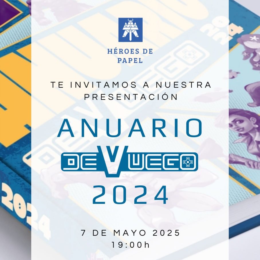 🥂 Te invitamos a la presentación del Anuario DeVuego 2024!! 

🗓️ Este miércoles, 7 de mayo en <a href="/OXOMuseoMadrid/">OXO Museo del Videojuego Madrid</a> 
🕖 A las 19.00h

 ¿Quieres asistir? Sólo tienes que reservar tu plaza aquí ⬇️⬇️
docs.google.com/forms/d/e/1FAI…