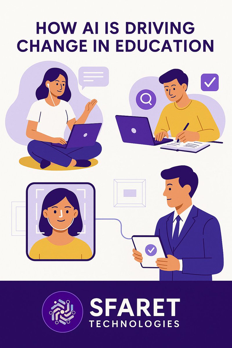 SfaretTech's tweet image. 🎓✨ Reimagining Education with AI!

💬 What’s one way you think AI can improve learning in your school or institution?
Drop your thoughts in the comments! 👇
ssments.

#SFARET #EdTech #AzumaAI #FutureOfLearning #AIInEducation #StudentSuccess #InnovationInEducation