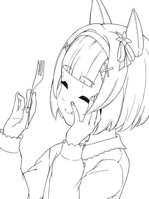 このフラワー可愛く描けたんでねぇの?って思った進捗 