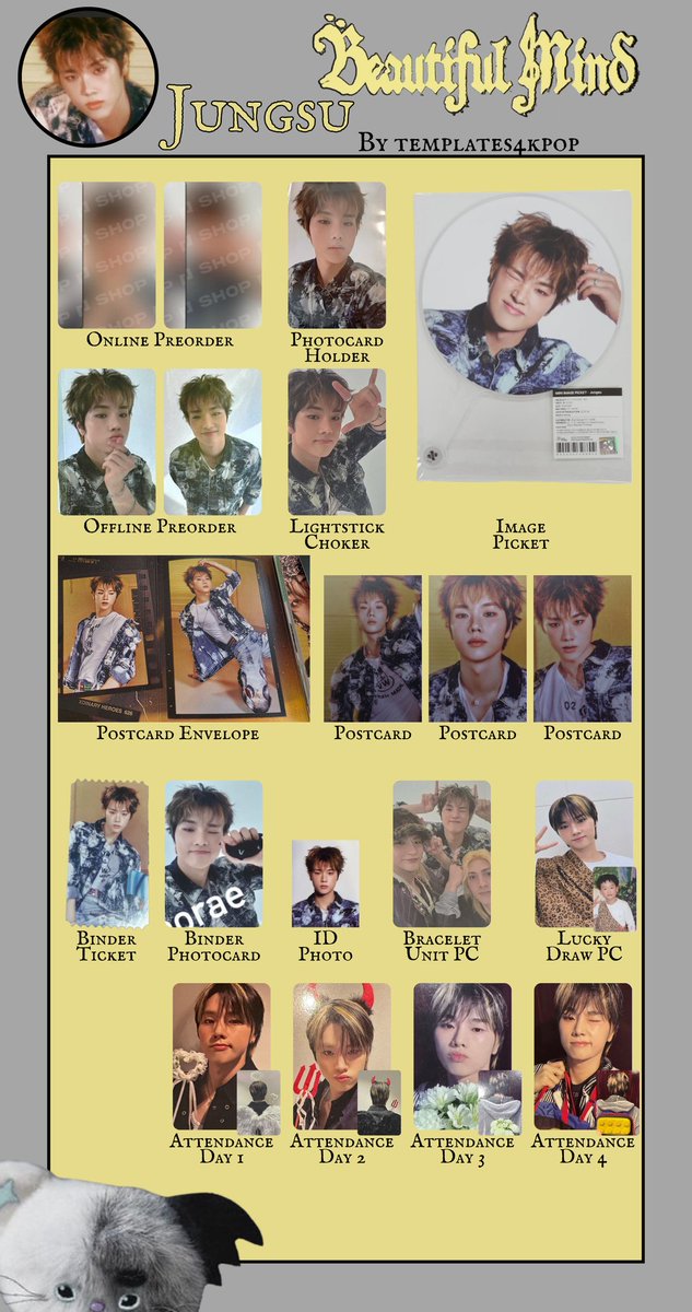 Xdinary Heroes Beautiful Mind Concert benefit Merch Photocard pc