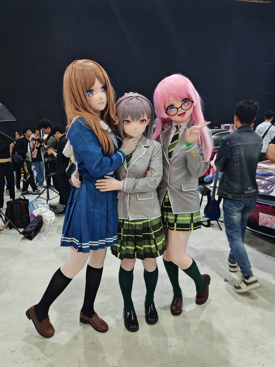 一家三口
#MyGO
#kigurumi