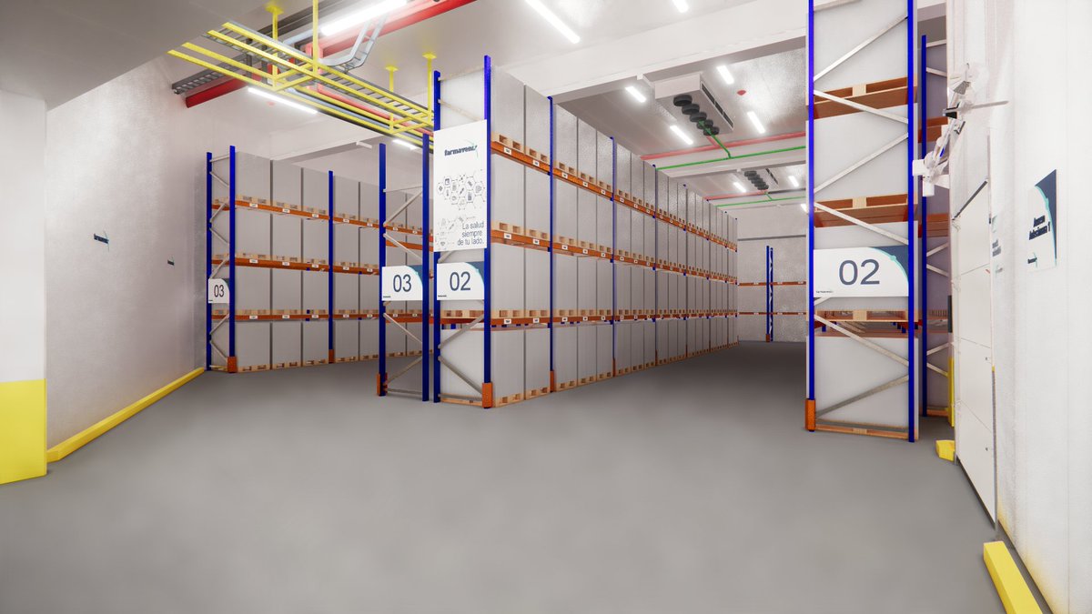 Nuestro operador de soluciones logísticas globales, #Farmavenix, ha ampliado su superficie frigorífica, incrementando más del 25% su capacidad de almacenamiento de frío. bit.ly/4jHPIkQ
