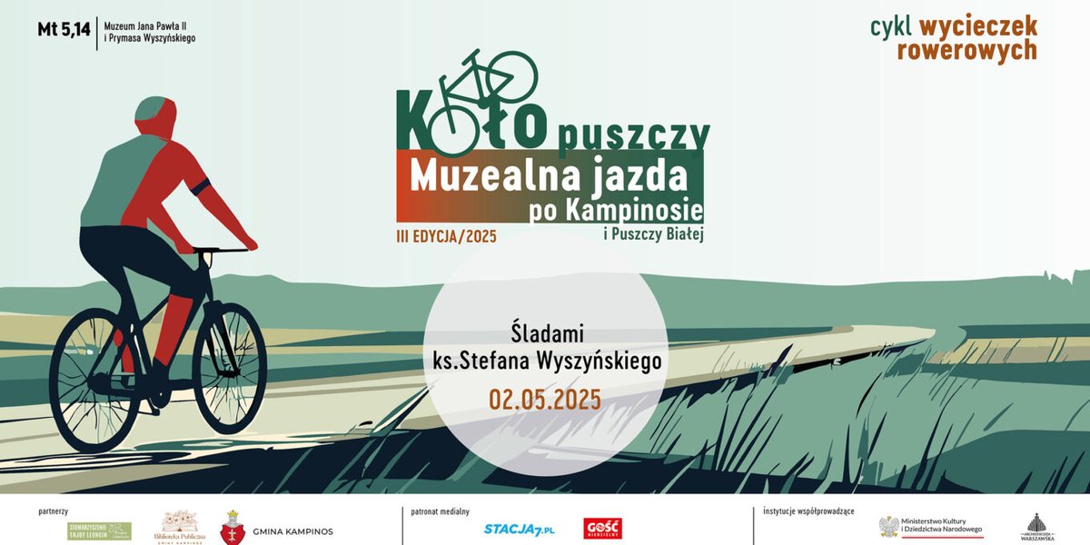 MT5_14's tweet photo. A więc sezon rowerowy🚵 z #Mt514 rozpoczęty📢
Podczas pierwszej wycieczki z nowego cyklu #KołoPuszczy odwiedziliśmy miejsca związane z powstańczymi losami x. Stefana Wyszyńskiego.
#Laski #BudaZaborowska #Wiersze #Palmiry https://t.co/GJguDvLYaQ
