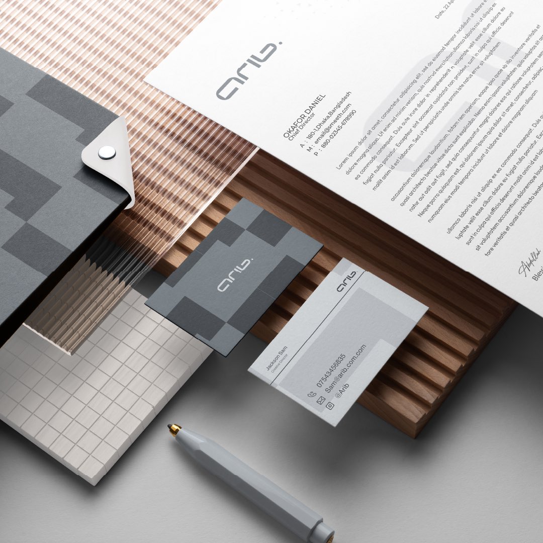 designvogue_'s tweet image. More visual for Arib logo design.
#3d #branding #logo #blender #3Dartist #brandingagency
