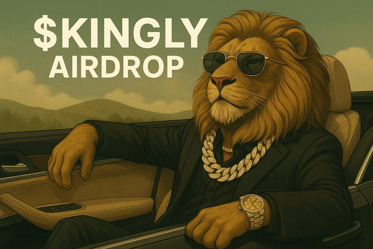 KIIINGLY's tweet photo. 🦁 Real kings don’t chase traffic.
They cruise through chaos with style.
📦 $KINGLY AIRDROP is live — take your seat.
1️⃣ Follow @KIIINGLY
2️⃣ ReTweet
3️⃣ Drop your SOL wallet 👇
Top down. Chain on. Empire mode.
#KINGLY #Airdrop #Solana #LuxuryCrypto #NextX10000 https://t.co/M3OwP0js92