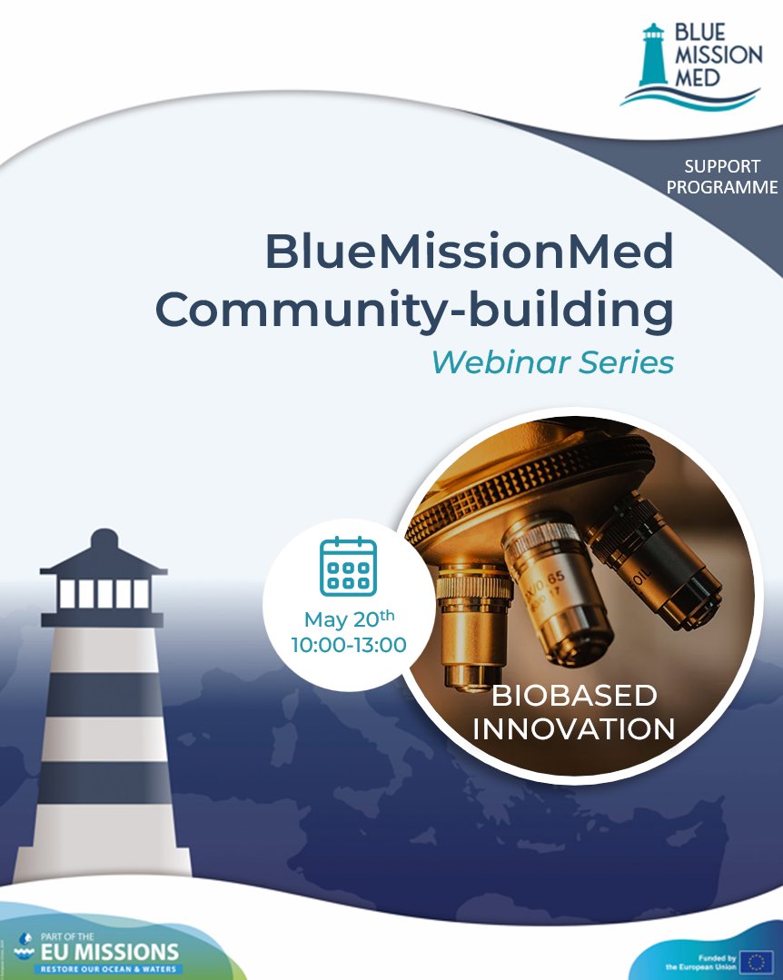 BlueMissionMed (@bluemissionmed) on Twitter photo ๐ข ๐๐ฎ๐๐ ๐ฑ๐ฎ๐๐ ๐๐ผ ๐ฟ๐ฒ๐ด๐ถ๐๐๐ฒ๐ฟ!
Donโt miss our deep dive into Biobased Innovation on ๐
May 20, from ๐ 10:00โ13:00 CEST!
โ
Be inspired. Get connected. Take action.
๐ ๐ฅ๐ฒ๐ด๐ถ๐๐๐ฒ๐ฟ ๐ป๐ผ๐ ๐ ec.europa.eu/eusurvey/runneโฆ
Agenda๐ drive.google.com/file/d/116Ymxxโฆ
#MissionOcean ๐ข ๐๐ฎ๐๐ ๐ฑ๐ฎ๐๐ ๐๐ผ ๐ฟ๐ฒ๐ด๐ถ๐๐๐ฒ๐ฟ!
Donโt miss our deep dive into Biobased Innovation on ๐
May 20, from ๐ 10:00โ13:00 CEST!
โ
Be inspired. Get connected. Take action.
๐ ๐ฅ๐ฒ๐ด๐ถ๐๐๐ฒ๐ฟ ๐ป๐ผ๐ ๐ ec.europa.eu/eusurvey/runneโฆ
Agenda๐ drive.google.com/file/d/116Ymxxโฆ
#MissionOcean