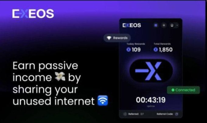 solzymag1's tweet image. #Exeos NODE DEPIN just launched
Running like Grass and Nodepay.
👉Registration link

app.exeos.network/?referralCode=…

1️⃣ Create an account with gmail
2️⃣ Install Node extension.
chromewebstore.google.com/detail/exeos-e…
3️⃣Run node like Grass and Nodepay.