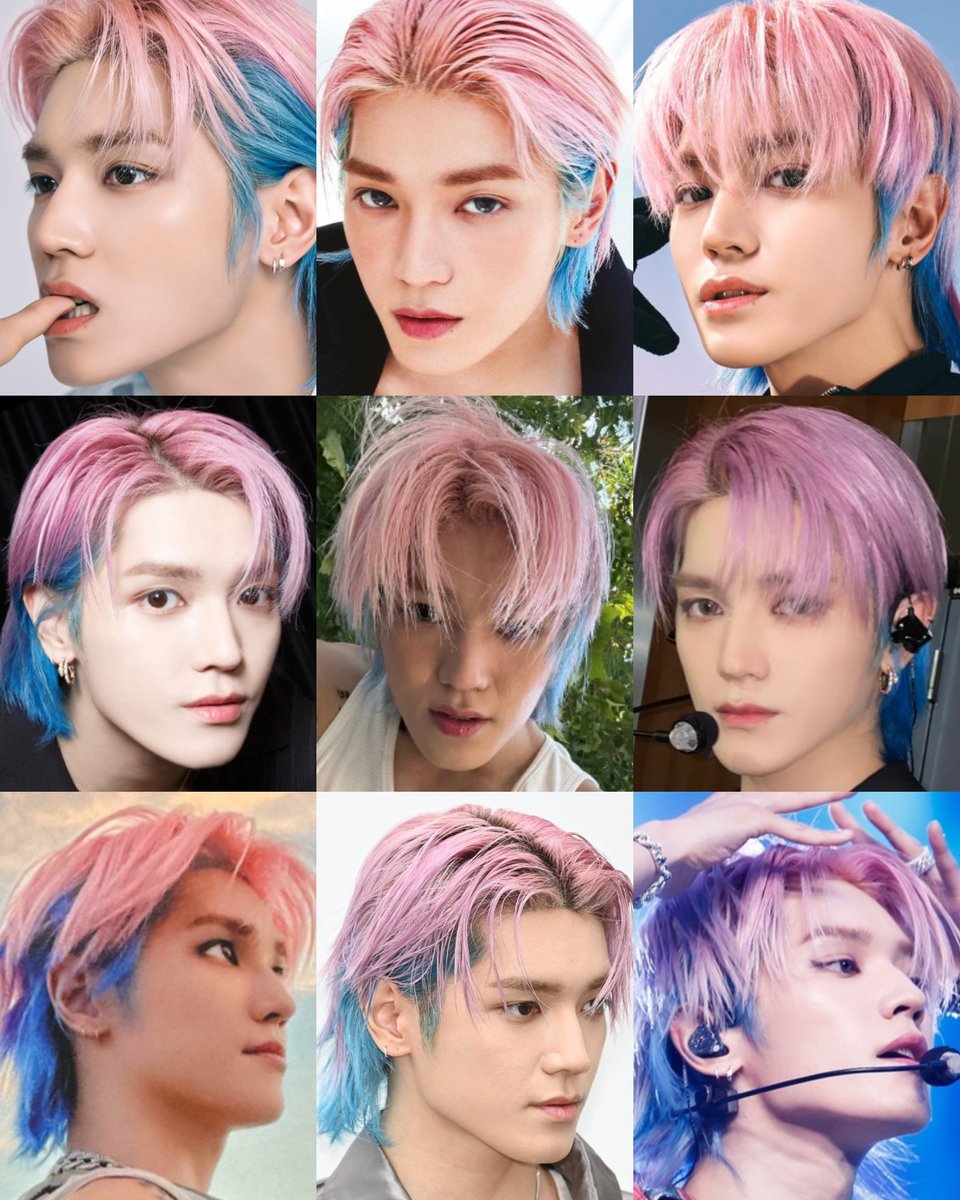 longing for taeyong's cotton candy hair