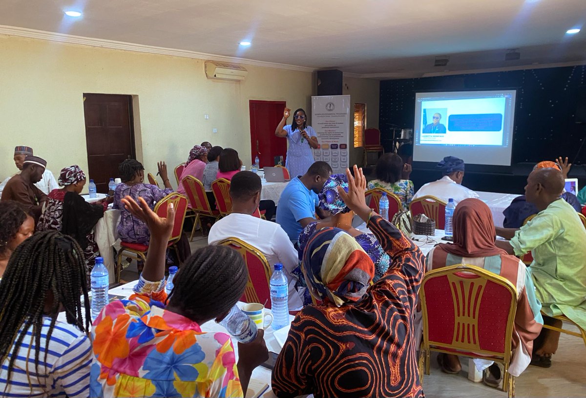 Women Environmental Programme (@wep_nigeria) on Twitter photo From April 28–29, WEP hosted an Environmental Justice & Human Rights Bootcamp in Yola, bringing grassroots actors together to explore advocacy, environmental laws, gender equality & sustainable development.
Thanks to <a href="/WECF_INT/">WECF international</a> @Women2030
#EnvironmentalJustice
#HumanRights From April 28–29, WEP hosted an Environmental Justice & Human Rights Bootcamp in Yola, bringing grassroots actors together to explore advocacy, environmental laws, gender equality & sustainable development.
Thanks to <a href="/WECF_INT/">WECF international</a> @Women2030
#EnvironmentalJustice
#HumanRights