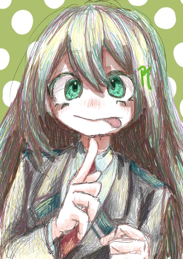 #僕のヒーローアカデミア  #ヒロアカ  #蛙吹梅雨  #イラスト