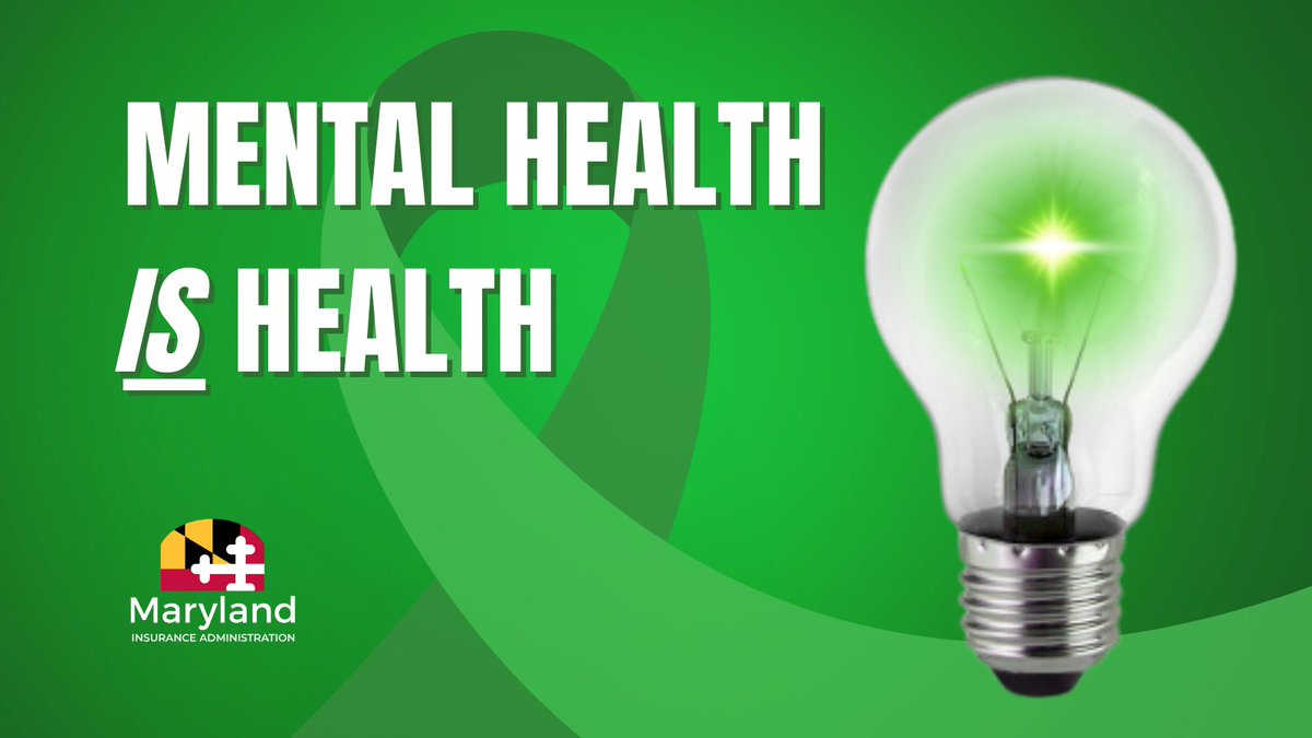May is Mental Health Awareness Month and our green light is on!  Visit our website for mental health resources: insurance.maryland.gov/Consumer/Pages… #MentalHealthAwarenessMonth #MentalHealthMD #MDInsurance