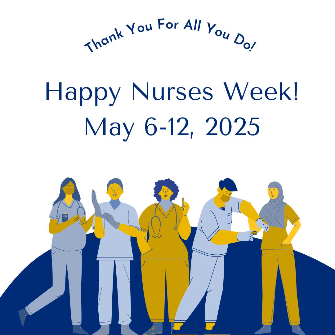 🎉 Happy #NursesWeek2025!
We’re celebrating the compassion, skill &amp; leadership nurses bring to every setting. Your impact is powerful—and we’re grateful for all you do. 💙🩺
#ThankYouNurses #NurseStrong