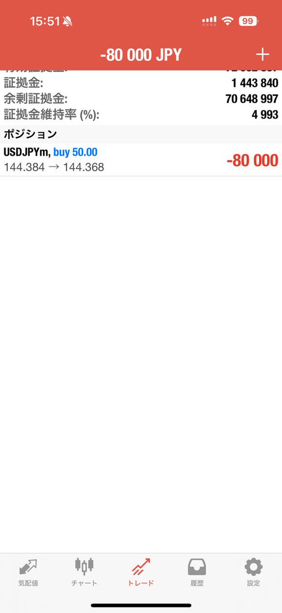 ドル円上がりそうなんで買いで入ってます！