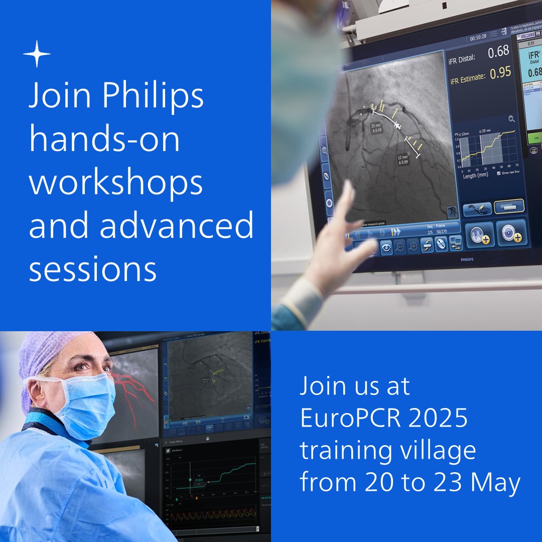 Learn about imaging and physiology tools supported by 10+ years of clinical data. Download the program of our sessions #EuroPCR. to.philips/60142L1rQ
