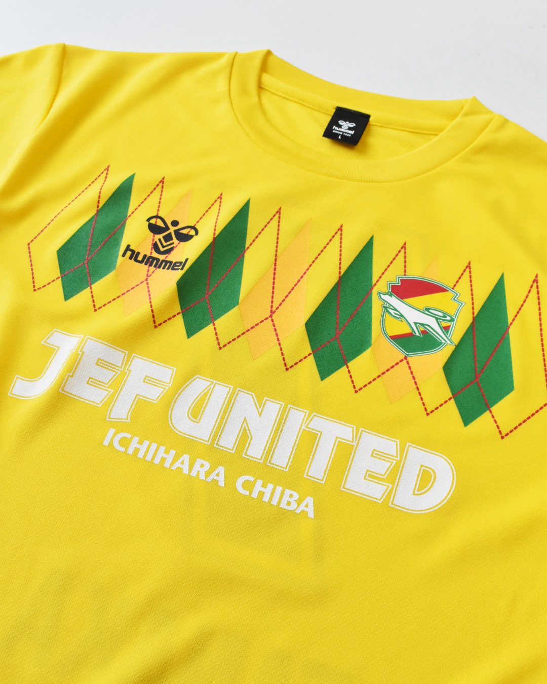 ジェフユナイテッド千葉　選手支給　プラクティスシャツ hummel ジェフユナイテッド千葉 2024 PROプラクティスシャツ