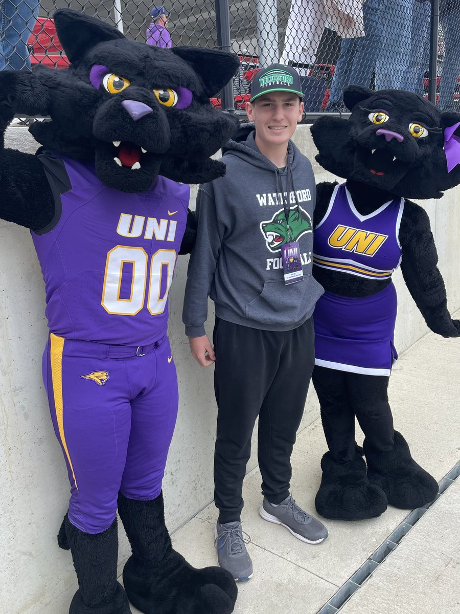 Beau Veit 2026 (@veit_beau) on Twitter photo Really enjoyed my visit at <a href="/UNIFootball/">UNI Football</a> watching practice. Loved the intensity of it and getting to talk with @maxgonos and <a href="/Coach_McCourt/">Michael McCourt</a> afterwards. Looking forward to being back on campus in a few months.
<a href="/FbWaterfor16704/">Waterford Wolverines FB</a> <a href="/BrentThoen/">Brent Thoen</a> <a href="/meteyard/">yard88</a> <a href="/Trinka63/">Jeff Trinka</a> <a href="/Trevpye073/">Trevor Pye</a> Really enjoyed my visit at <a href="/UNIFootball/">UNI Football</a> watching practice. Loved the intensity of it and getting to talk with @maxgonos and <a href="/Coach_McCourt/">Michael McCourt</a> afterwards. Looking forward to being back on campus in a few months.
<a href="/FbWaterfor16704/">Waterford Wolverines FB</a> <a href="/BrentThoen/">Brent Thoen</a> <a href="/meteyard/">yard88</a> <a href="/Trinka63/">Jeff Trinka</a> <a href="/Trevpye073/">Trevor Pye</a>