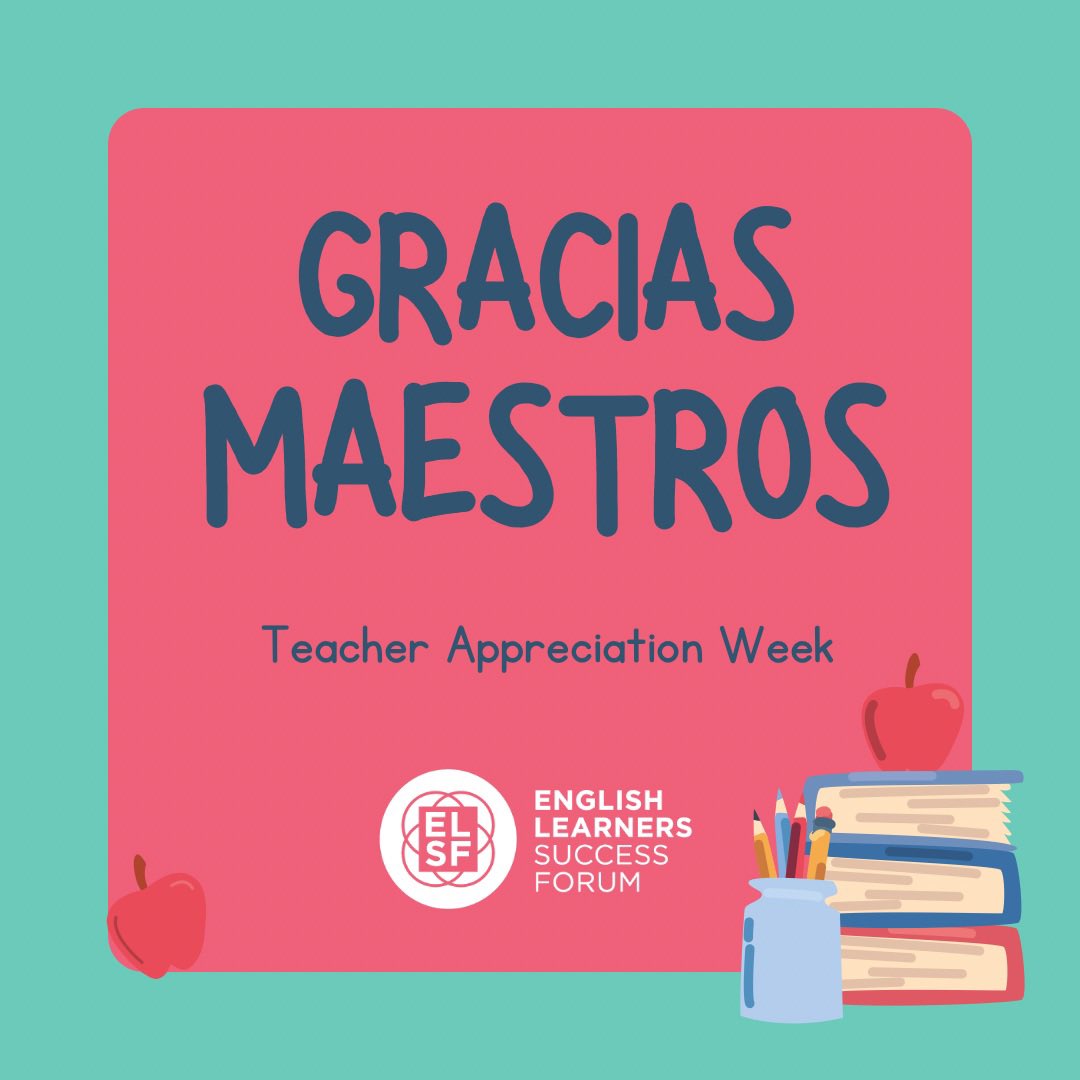 Altagracia H Delgado (@delgadong94) on Twitter photo 🗣️It is teacher appreciation week!!! THANK YOU teachers for everything you do! ❤️💙<a href="/elsuccessforum/">English Learners Success Forum</a> <a href="/CrysGonzales7/">Crystal Gonzales</a> <a href="/TA4BE/">TABE</a> 🗣️It is teacher appreciation week!!! THANK YOU teachers for everything you do! ❤️💙<a href="/elsuccessforum/">English Learners Success Forum</a> <a href="/CrysGonzales7/">Crystal Gonzales</a> <a href="/TA4BE/">TABE</a>