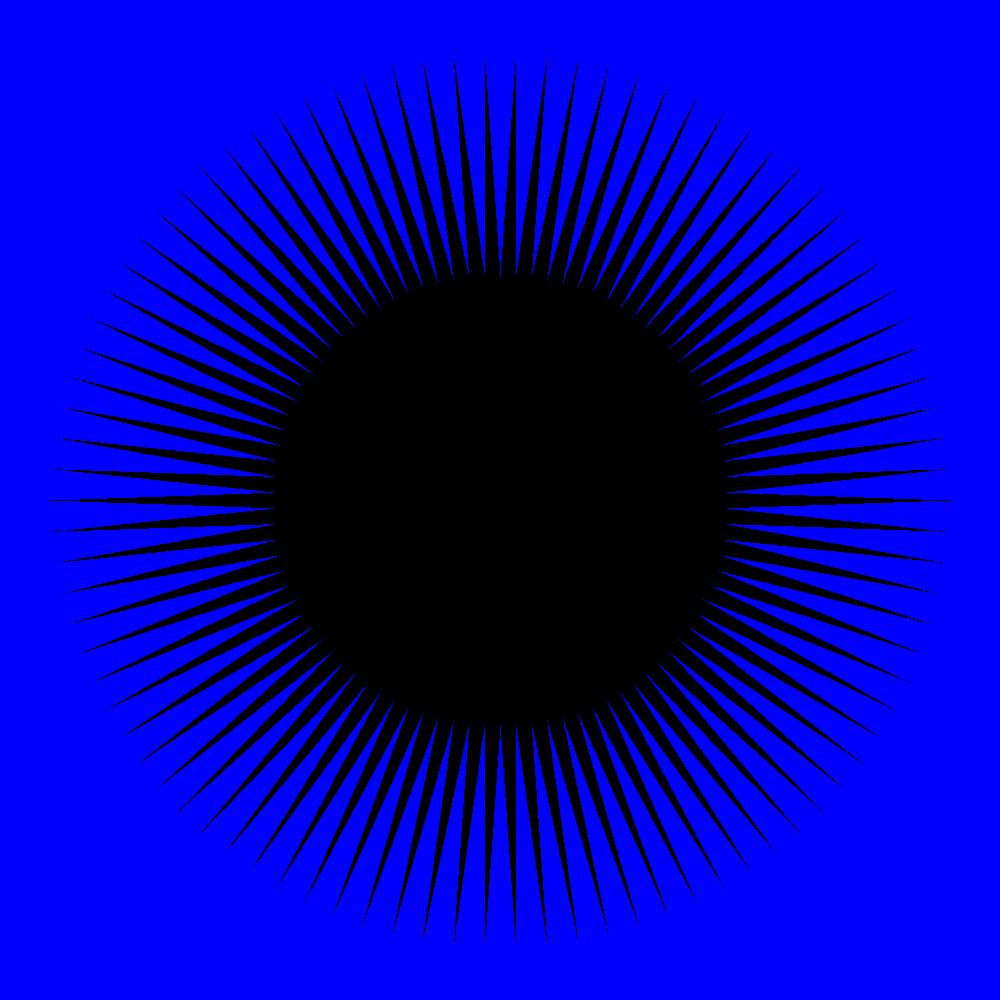 The black hole appears to expand.