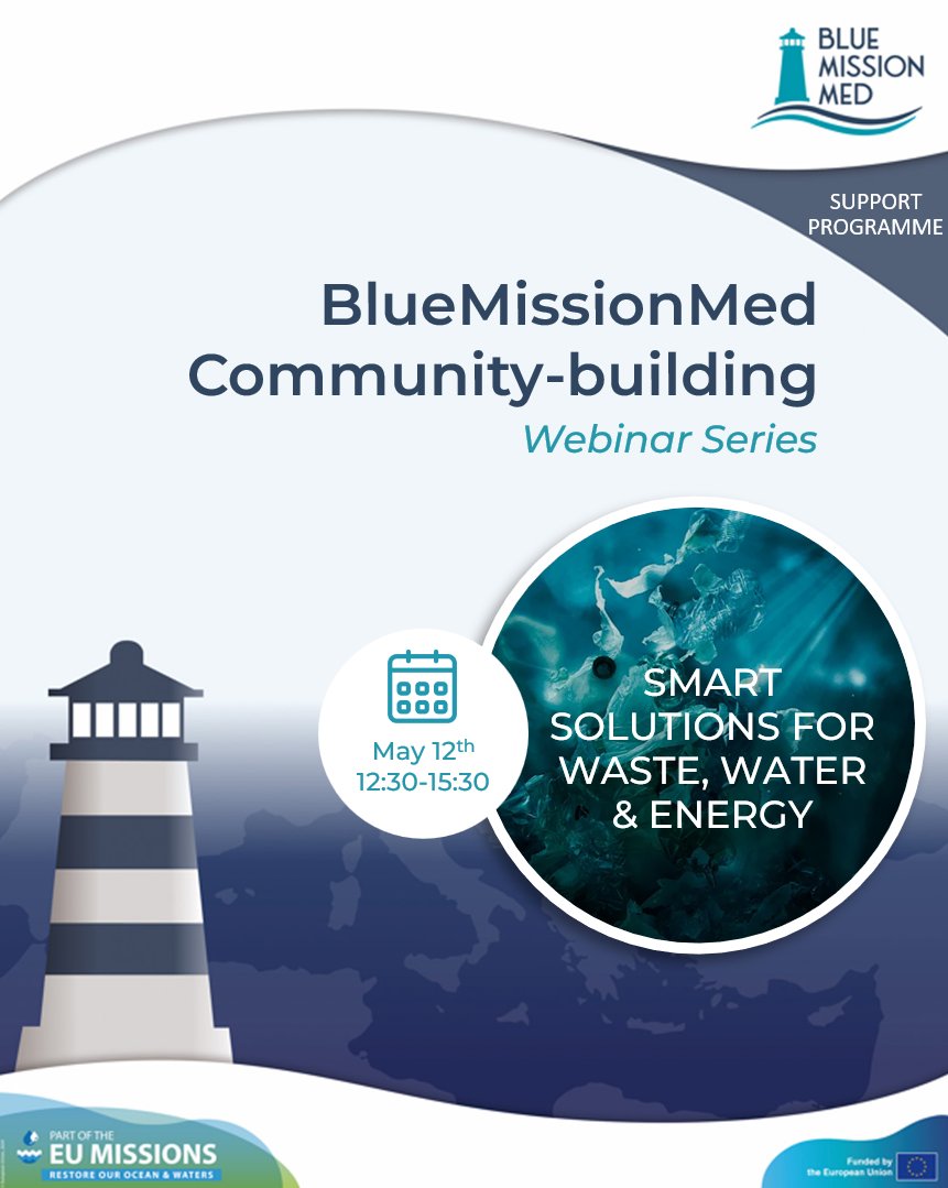 BlueMissionMed (@bluemissionmed) on Twitter photo #LastDays to join the first webinar in the BlueMissionMed Community-Building Series!
๐ก ๐ฆ๐บ๐ฎ๐ฟ๐ ๐ฆ๐ผ๐น๐๐๐ถ๐ผ๐ป๐ ๐ณ๐ผ๐ฟ ๐ช๐ฎ๐๐๐ฒ, ๐ช๐ฎ๐๐ฒ๐ฟ & ๐๐ป๐ฒ๐ฟ๐ด๐
๐๏ธ 12 May 2025 | ๐ง 12:30โ15:30 CEST, online
๐ Register ๐ ec.europa.eu/eusurvey/runneโฆ
#EUMissions #MissionOcean #LastDays to join the first webinar in the BlueMissionMed Community-Building Series!
๐ก ๐ฆ๐บ๐ฎ๐ฟ๐ ๐ฆ๐ผ๐น๐๐๐ถ๐ผ๐ป๐ ๐ณ๐ผ๐ฟ ๐ช๐ฎ๐๐๐ฒ, ๐ช๐ฎ๐๐ฒ๐ฟ & ๐๐ป๐ฒ๐ฟ๐ด๐
๐๏ธ 12 May 2025 | ๐ง 12:30โ15:30 CEST, online
๐ Register ๐ ec.europa.eu/eusurvey/runneโฆ
#EUMissions #MissionOcean