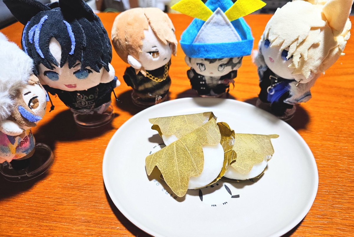 こどもの日なのでかしわ餅✨