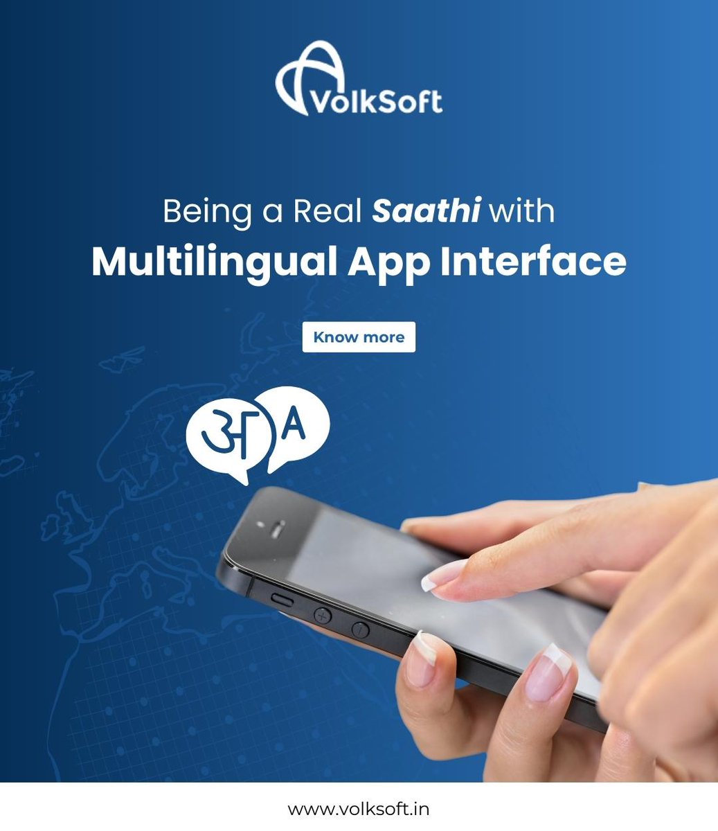 _VolkSoft's tweet image. Financial literacy &amp;amp; seamless financial management should be accessible to all—regardless of language barriers.
Saathi ensures this by supporting multiple languages. 
Visit volksoft.in to contact us!
#VolkSoft #Saathi #TechForLending #LendingSoftware #FinanceForAll