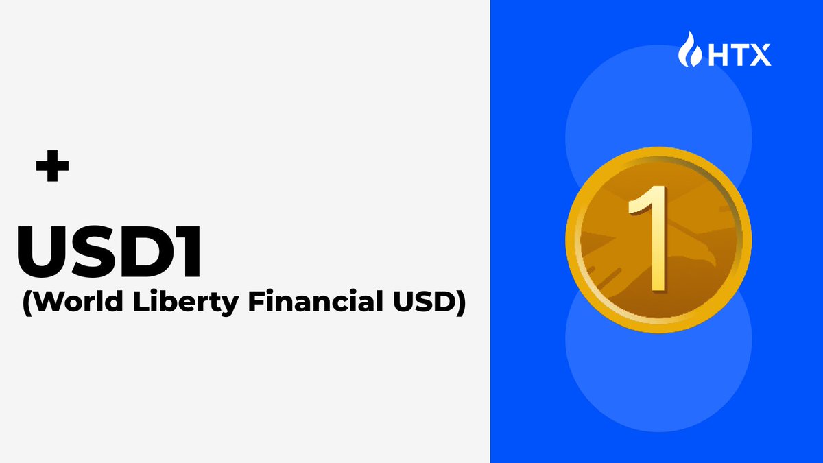🚀 New Listing on HTX! Say hello to USD1 by @worldlibertyfi 🔹 Deposits:  Open Now 🔹 Trading Starts: May 6, 11:00 (UTC+8) 🔹 Withdrawals Open: May  7, 11:00 (UTC+8) 💱 Trading Pair: USD1/USDT Trade Crypto Only on HTX!
