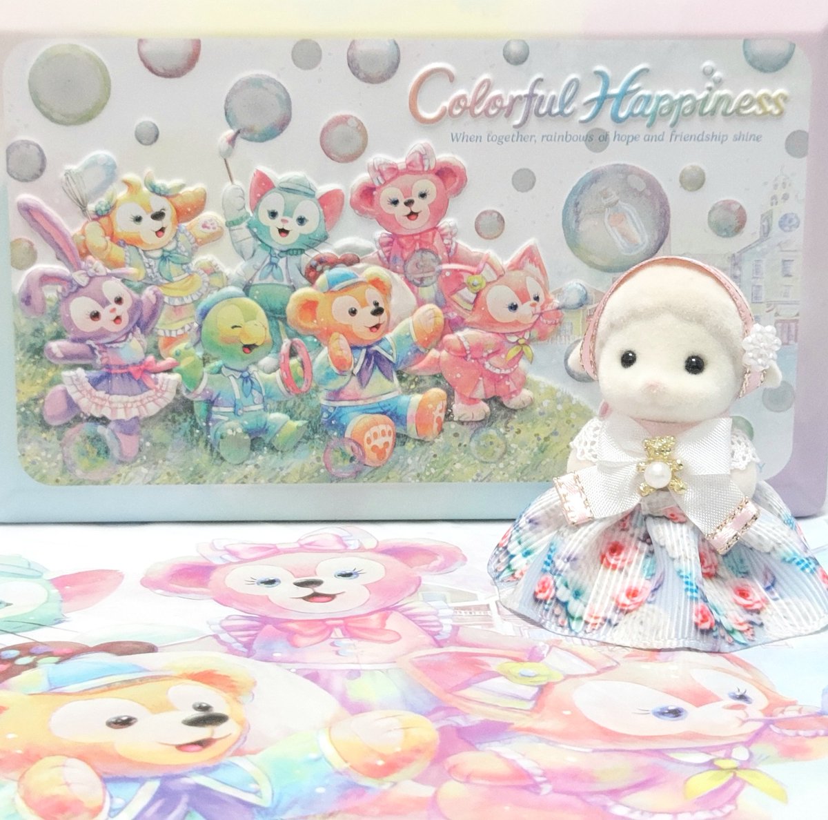 ディズニーのお土産が可愛かったです～
#シルバニアファミリー
#ハンドメイド