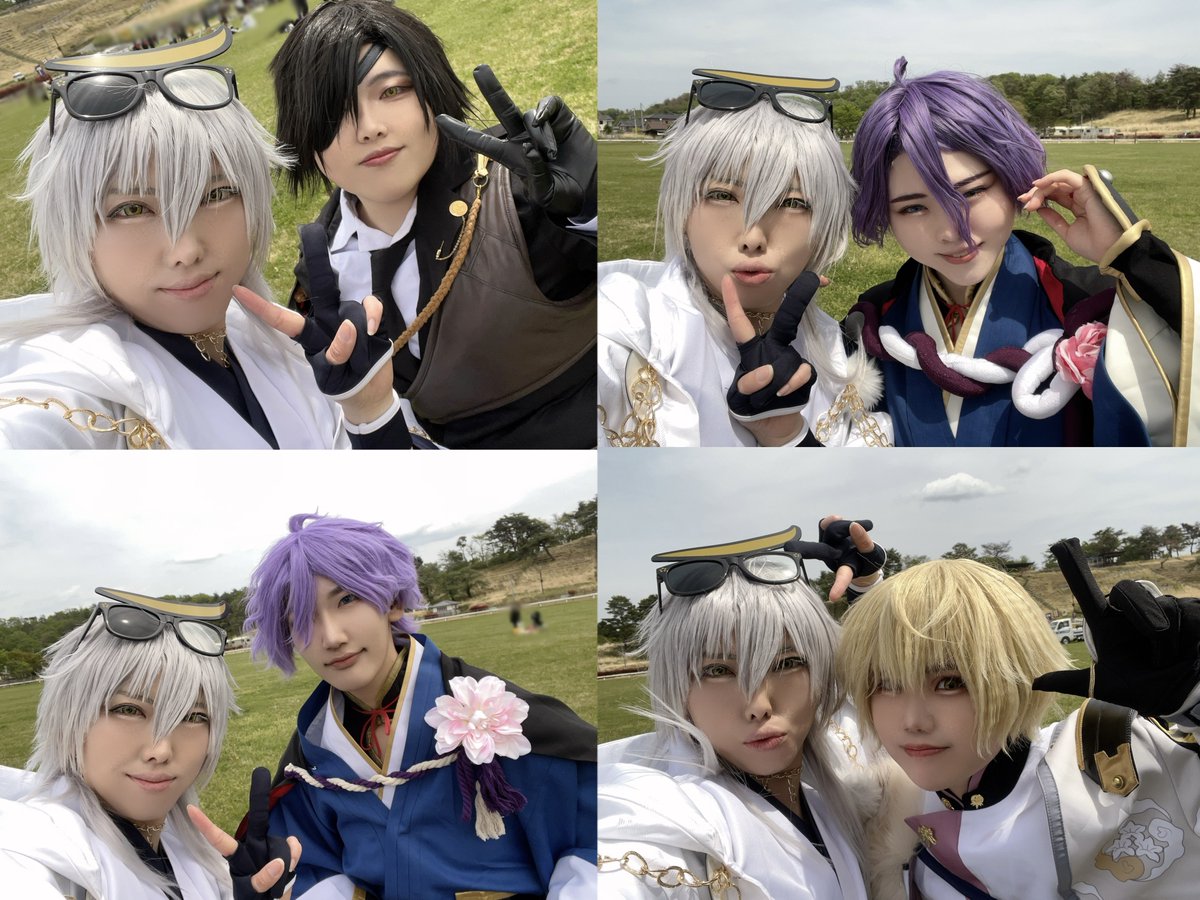 改めまして！サムフェスお疲れ様でした！🙌

様子のおかしな鶴でしたが皆さんとキャッキャ出来てとても楽しかったです〜！⸜(  * ॑꒳ ॑*)⸝
お話＆繋がって頂いて有難うございました💗

お写真は二本松少年隊の皆さんとレイヤーの皆さんと！✨

油そばと相馬の足音美味しかった
 #サムフェス南相2025