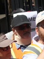 🚨Professor Mahmood Mamdani, Dept of Anthropology, Columbia University. 

Participated in the illegal encampment where faculty formed a human chain to block Jewish students (and cops) from entering the area. A Title VI violation. 

His son, Zohran, is running for NYC Mayor😬.