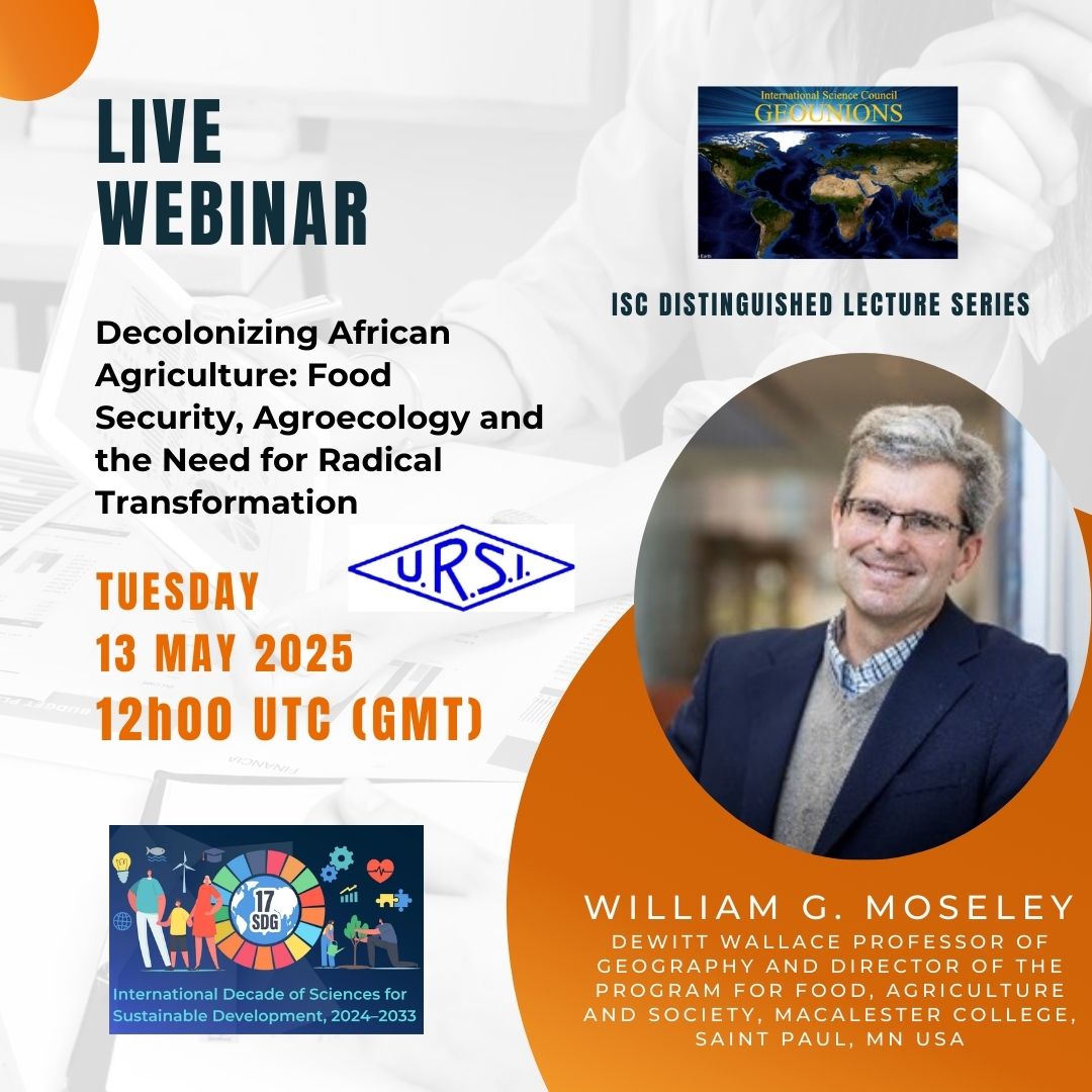 URSI (@ursi_radio) on Twitter photo ‼️ WEBINAR ALERT ‼️
Join us for the 3rd International Science Council <a href="/ISC/">International Science Council</a> Live WEBINAR
🗓️ Tuesday, May 13
⏲️12h00 UTC (GMT)
🎙️Speaker: William G. Moseley
Join the zoom session here: Invite Link Invite Link
Invite Link us06web.zoom.us/j/86361047315?… ‼️ WEBINAR ALERT ‼️
Join us for the 3rd International Science Council <a href="/ISC/">International Science Council</a> Live WEBINAR
🗓️ Tuesday, May 13
⏲️12h00 UTC (GMT)
🎙️Speaker: William G. Moseley
Join the zoom session here: Invite Link Invite Link
Invite Link us06web.zoom.us/j/86361047315?…