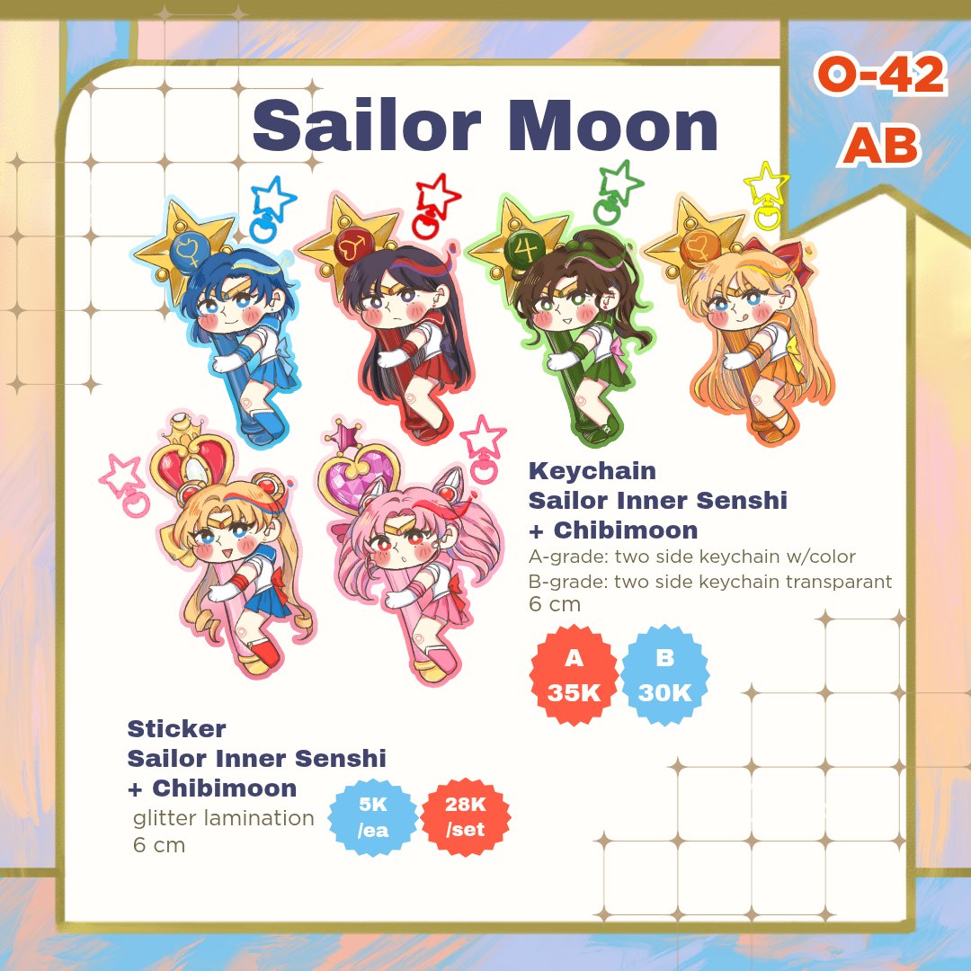 [🔄&amp;❤️appreciated!]

Open Pre-Order #ComifuroXX
📅5-12 May 2025
✨Fandom: Omori, Madoka Magica, Sailor Moon
📦Pickup &amp; Mail Order booth O-42ab WARTEG ALL IN (SUN)

📎 link forms.gle/HMmv15CcmCP6fM…

#cfxx #CFXXcatalogue #CF20 #comifuro20catalogue #omori #sailormoon #madokamagica