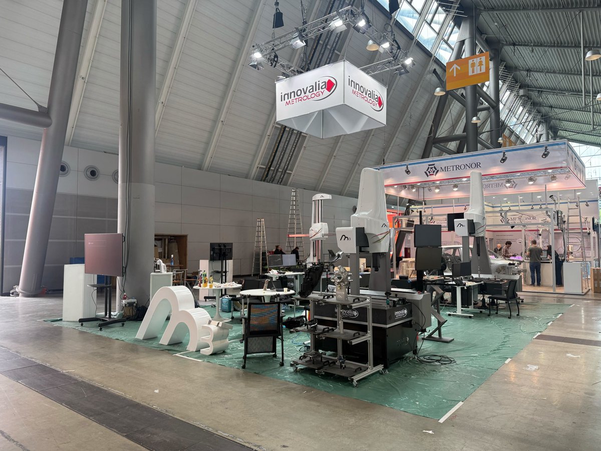 IMetrology_USA's tweet image. 🛠️ Final touches for #Control2025!
We’re setting up at Messe Stuttgart — ready to showcase our latest metrology solutions.
📍 Hall 5 | Booth 5104
📅 May 6–9

See you there!