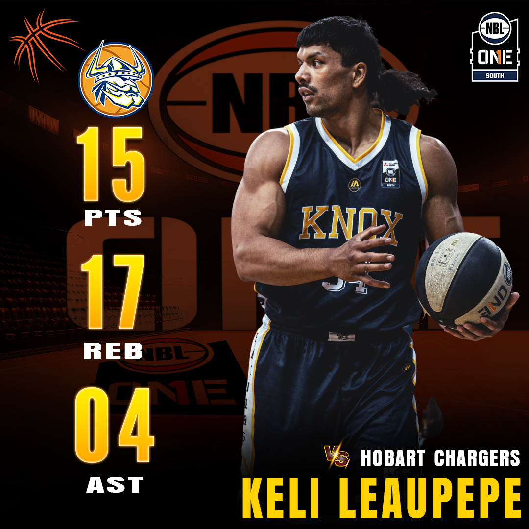 AusBballnews's tweet image. HULK status: ACTIVATED !💪🏻🟢

Keli Leaupepe was an absolute beast in Round 5, throwing down a dominant double-double with 15 PTS, 17 REB, and 4 AST! 😤

#KeliLeaupepe #HULKMode #DoubleDoubleMachine #GlassCleaner #Round5Beast