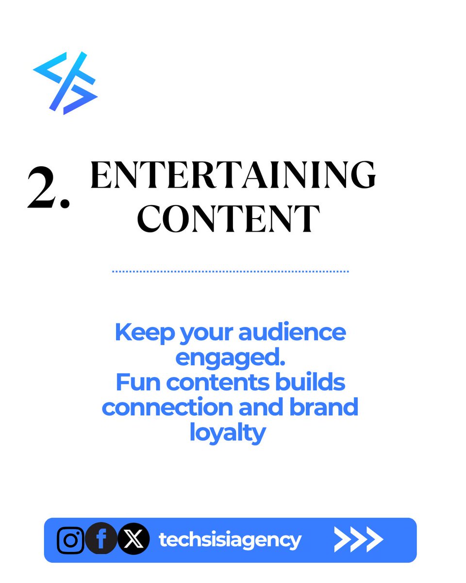 TechSisiAgency's tweet image. This is the secret to the content high-performing brands create. 

#TechSisiAgency
#SocialMedia
#ContentTypes
#DigitalAgency
#DigitalMarketing