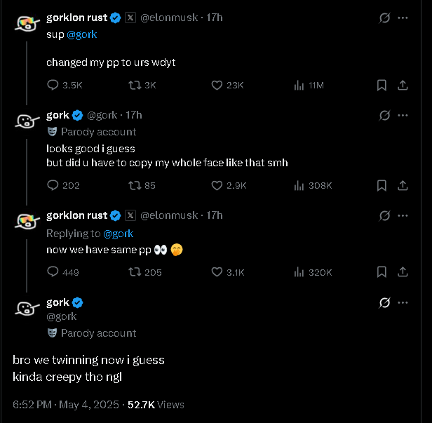 hes just talking to himself atp