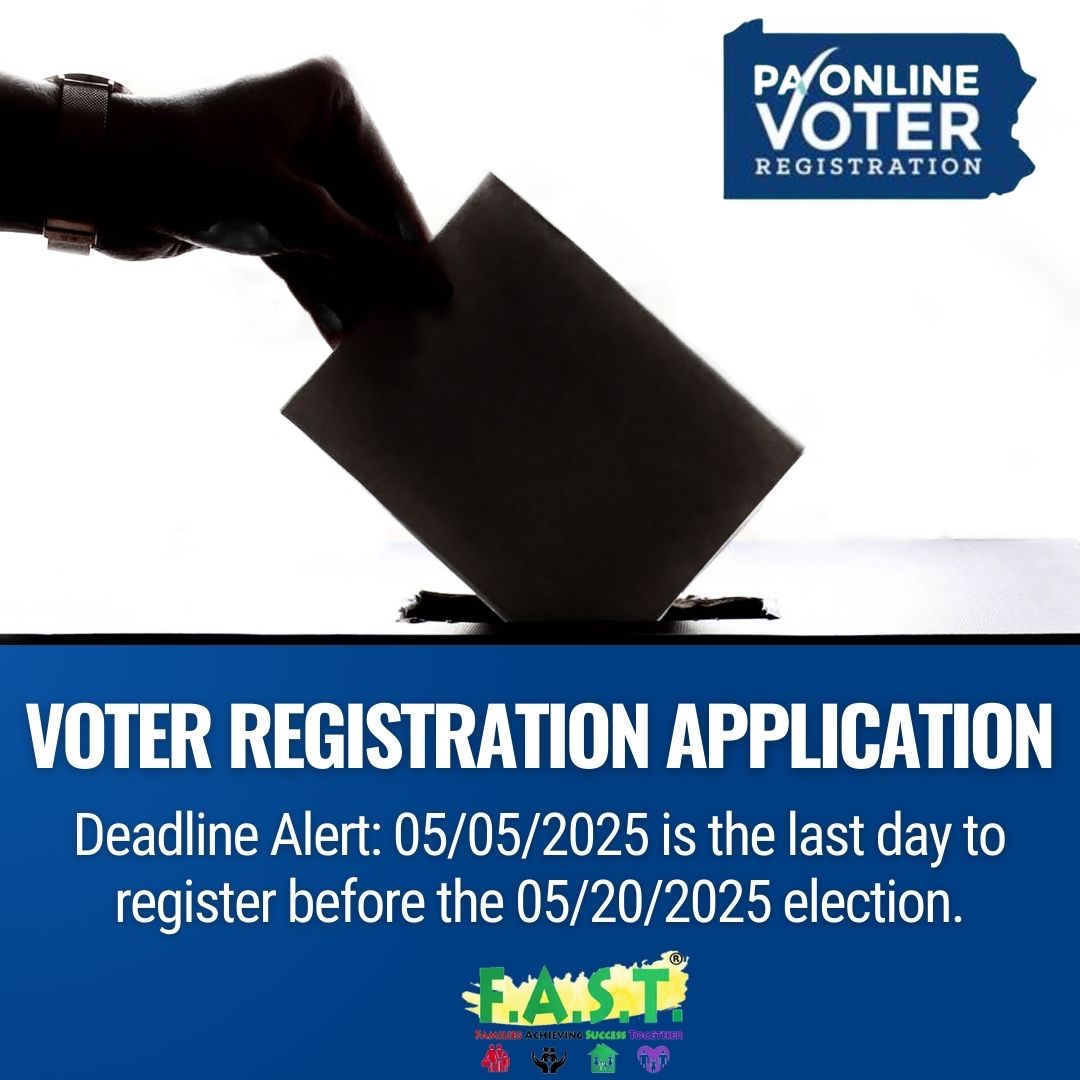 _FastFoundation's tweet image. pavoterservices.pa.gov/Pages/VoterReg…
The Pennsylvania primary election is on May 20. You can register to vote online, by mail, or at agencies such as PennDOT if you prefer to register in person.
You can register to vote here: equalinfo215.com/voterregistrat…