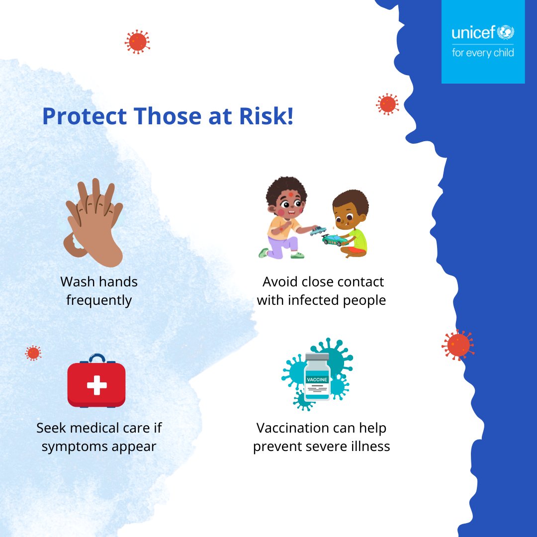 Some people, especially children, pregnant women, and those with weak immune systems, are more vulnerable to #Mpox.

📷 Protect them by taking the right precautions!
📷 Swipe through to learn who is at risk and how to keep them safe.