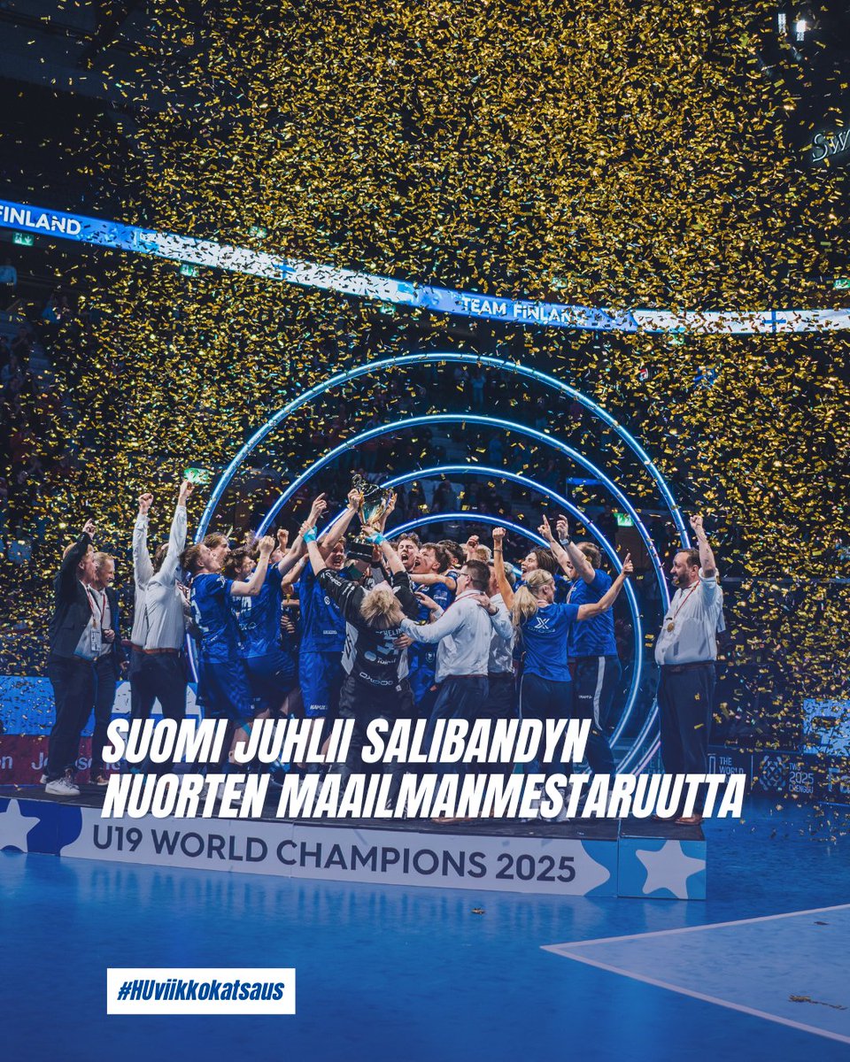 Huippu-urheilun viikkokatsauksessa:

🏆Suomelle salibandyn U19 MM-kultaa
🔥Pihla Salonen iskussa grand slamissa
🔥Tomas Koski ui alle MM-rajan
🔜Jääkiekon MM-kisat käyntiin perjantaina

🔗 olympiakomitea.fi/ajankohtaista/…

📸 Roosa Vilkanen