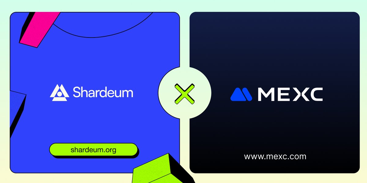 shardeum's tweet photo. 📢 $SHM is officially listing on @MEXC_Official

Shardeum’s native token, $SHM, will be live on MEXC one of the world’s leading exchanges.

🗓️ Trading Starts: 8th May 2025, 10 AM UTC
💱 Trading Pair: SHM/USDT, SHM/USDC

More details ⤵️ https://t.co/ABSNYuRU5k