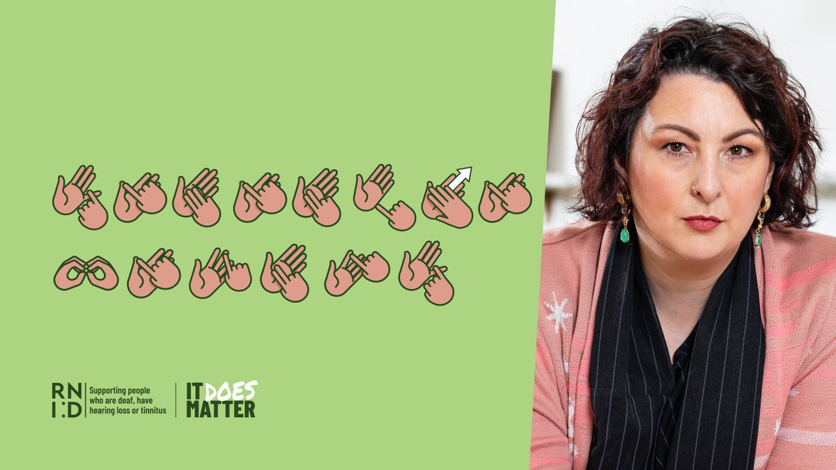 RNID's tweet image. This #DeafAwarenessWeek, we&apos;ll be sharing stories from a number of celebs who are supporting this week.

This week its important to raise awareness of the barriers that deaf people and people with hearing loss face.

Whose names are spelt out in BSL fingerspelling below?