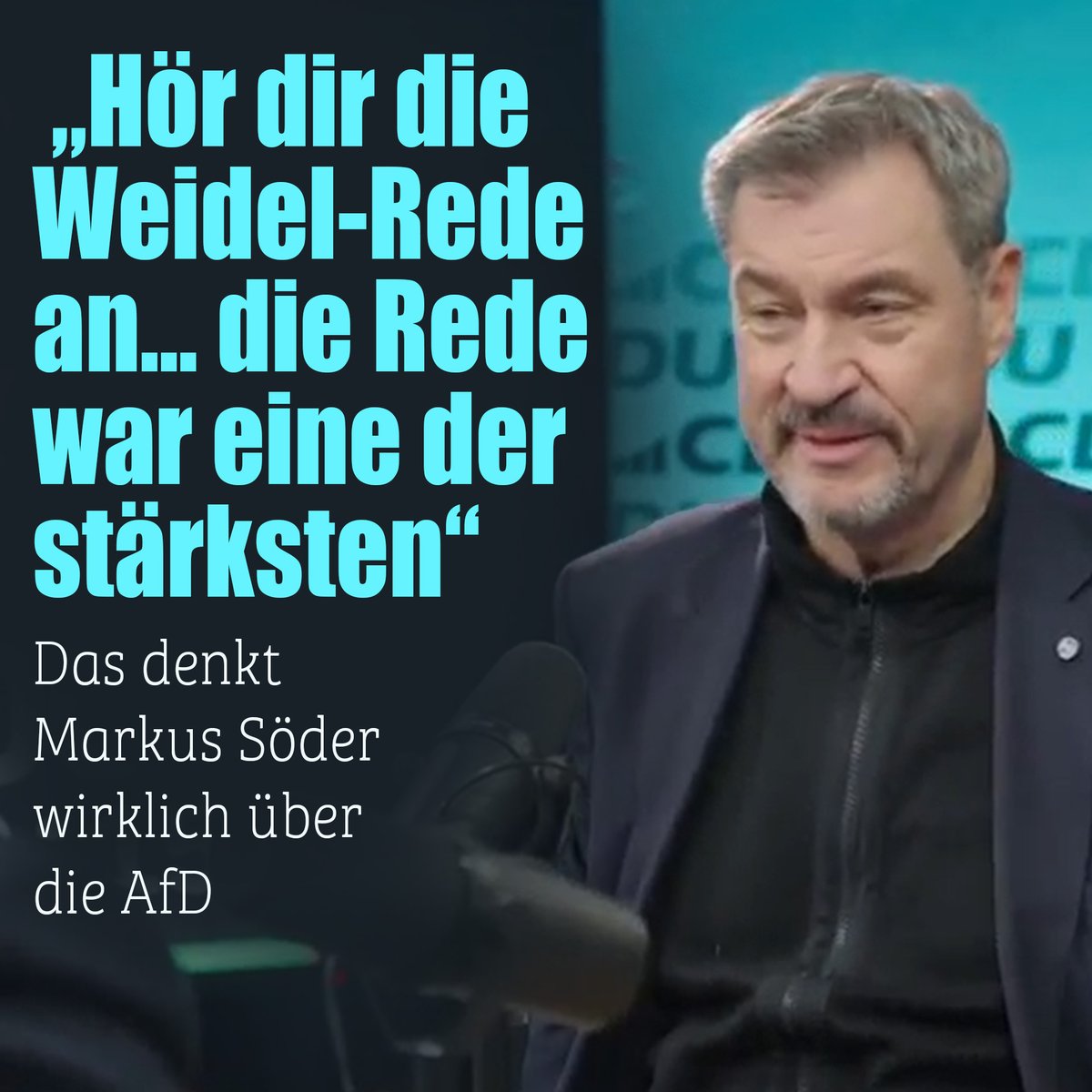 Erstaunliche Worte von Markus #Söder am Rande einer Podcast-Aufzeichnung! #AfD 
nius.de/politik/news/w…