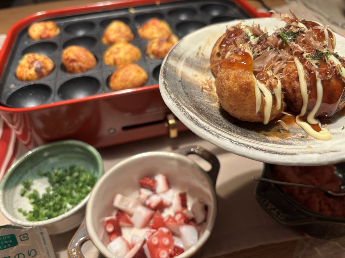 たこ焼き機が手に入りました！！！